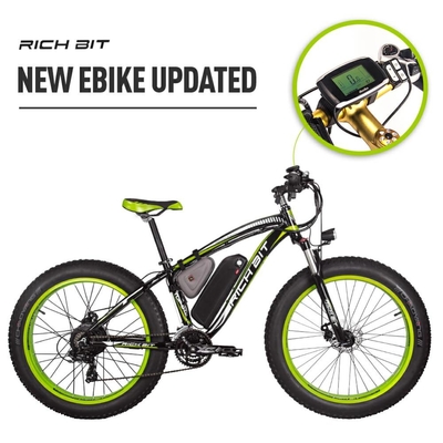 US EU STOCK All Terrain Fat Tire Electric Bike 1000w Brushless Motor 17Ah RICH BIT 012