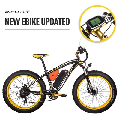 US EU STOCK All Terrain Fat Tire Electric Bike 1000w Brushless Motor 17Ah RICH BIT 012