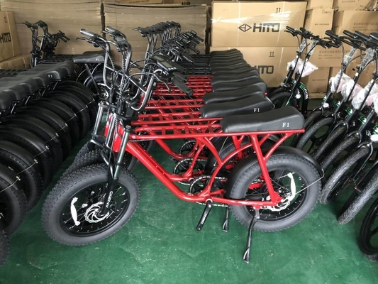 20" Fat Tire Electric Bike Beach Cruiser Snow Aluminum 36v 10ah 350w 8FUN Brushless