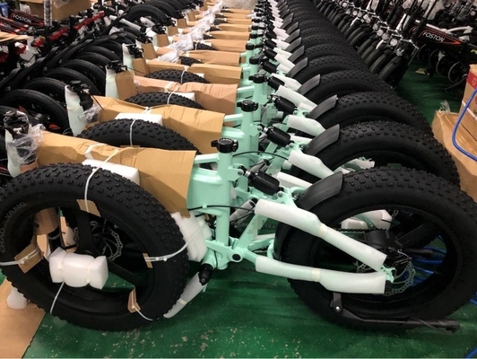 Commuter Full Suspension Folding Ebike Full Sus E Mtb 20 X 4.0 48v 500w 13Ah RICH BIT 014