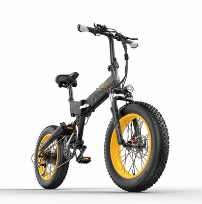 Folding Full Suspension Fat Tyre Electric Bicycle 20inch 1000w 48v X3000