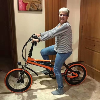 Lightweight Foldable Electric Bike For Seniors Adults 48v 250w 20" RICHBIT 700