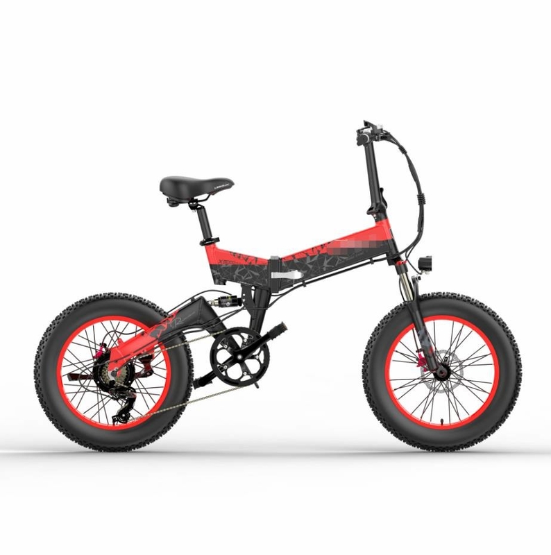 Folding Full Suspension Fat Tyre Electric Bicycle 20inch 1000w 48v X3000