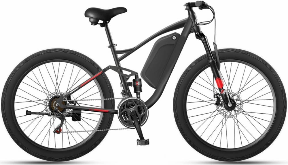 750w Fat Tire Ebike Full Suspension Fat Tyre Electric Mountain Bike Snow 13-22Ah