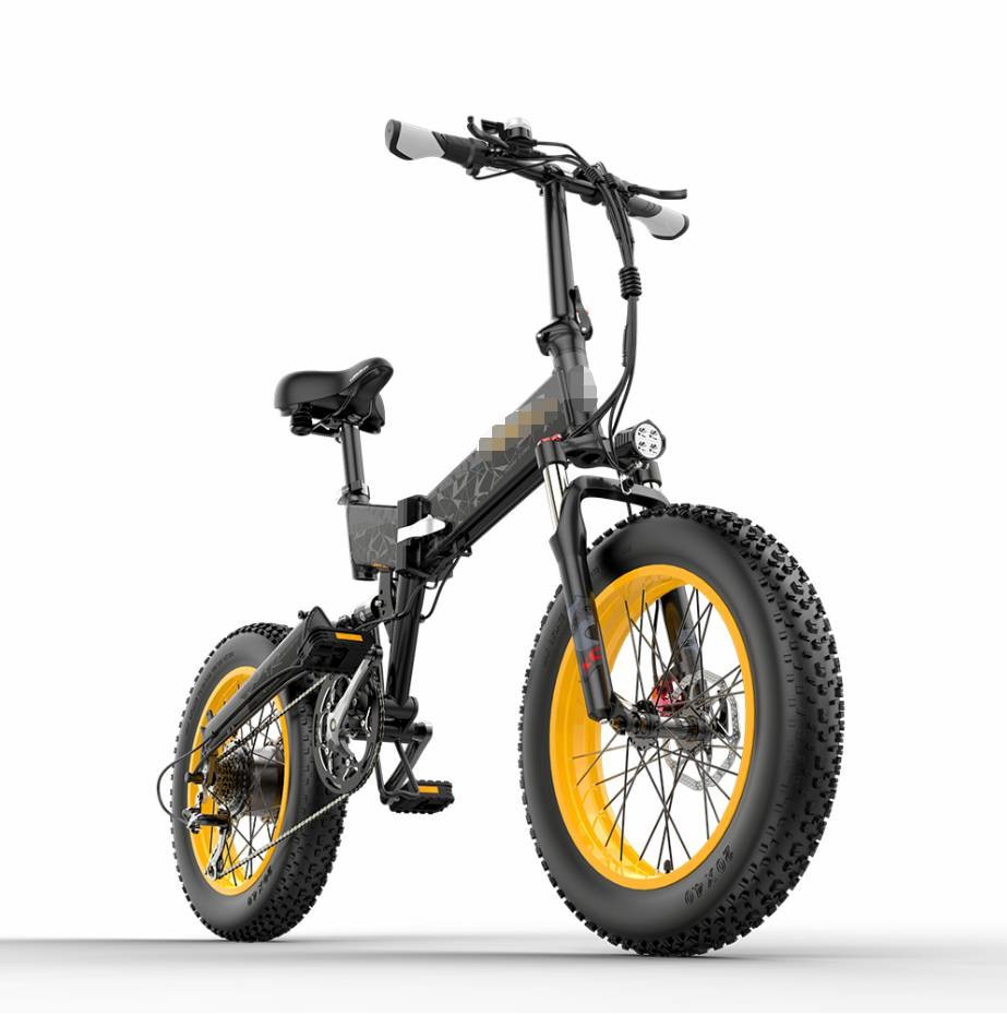 Folding Full Suspension Fat Tyre Electric Bicycle 20inch 1000w 48v X3000